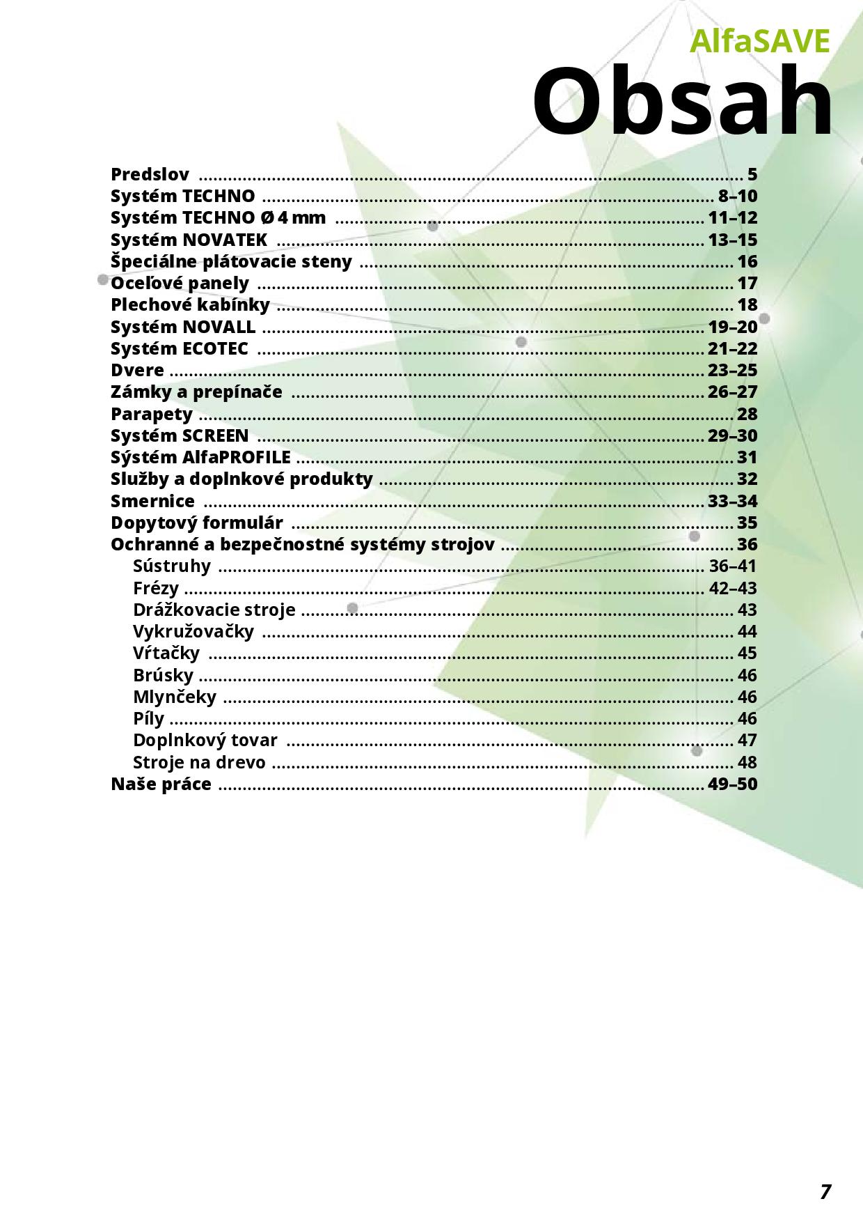 AlfaSAVE Katalog 1 52 SK Page 007